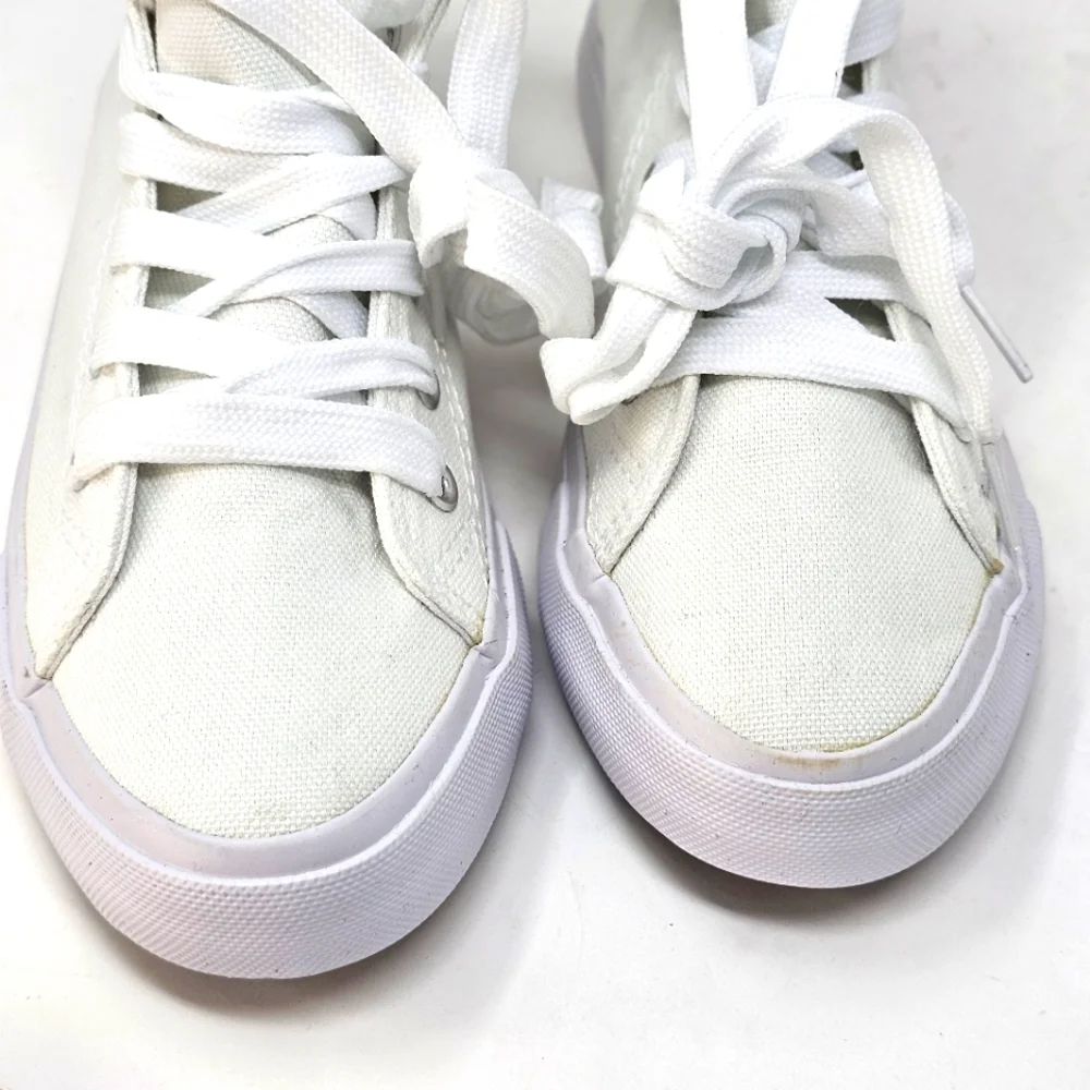 Hot Topic ✦ Canvas High-Top Sneakers ✦ Unicorn Graphic Lace-Up Pull Tab Sz 7 NWT
